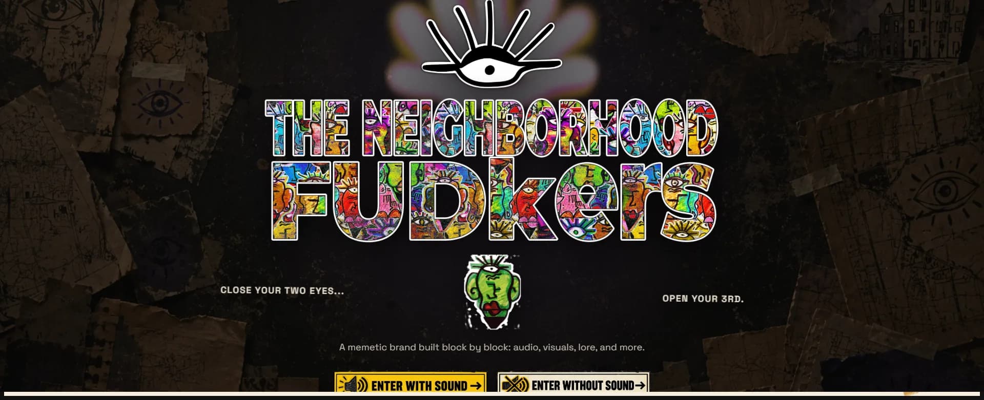 FUDkers.xyz desktop introduction page